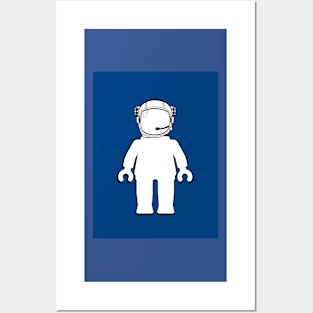 Banksy Style Astronaut Minifig, Customize My Minifig Posters and Art